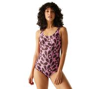 Regatta Womens/Ladies Orla Kiely Jasmine Flower One Piece Swimsuit (Morello) - Lilac - Size 14 UK