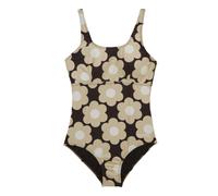 Regatta Womens Orla Kiely Sixties Daisy One Piece Swimsuit - Black - 10 UK - Black - 85% Polyester/15% Elastane