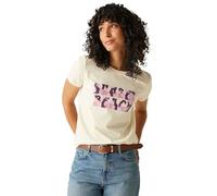 Regatta Womens/Ladies Orla Kiely Text T-Shirt (20 UK) (Light Vanilla)