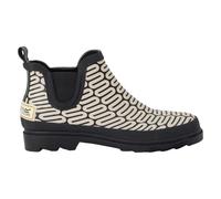 Regatta Womens/Ladies Orla Kiely Wiggle Mid Cut Wellington Boots (Monochrome) - Black/White - Size UK 4