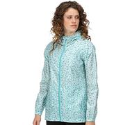 Regatta Printed Pack It Jacket Blue 12 Woman
