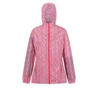 Regatta Womens/Ladies Pack It Ditsy Print Waterproof Jacket (20 UK) (Tropical Pink)