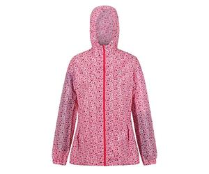Regatta Womens/Ladies Pack It Ditsy Print Waterproof Jacket (20 UK) (Tropical Pink)