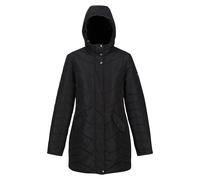 Regatta Womens/Ladies Panthea Insulated Padded Hooded Jacket (Black) - Size 10 UK