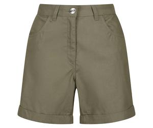 Regatta Womens/Ladies Pemma Shorts - Four Leaf Clover - 8 UK S - Four Leaf Clover - 100% Cotton Poplin
