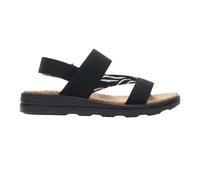 Regatta Womens/Ladies Rylie Zebra Print Sandals (Black) - Size UK 6