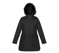 Regatta Womens/Ladies Sabinka Faux Fur Trim Parka (Black) - Size 8 UK