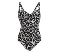 Regatta Womens/Ladies Sakari Abstract Floral Tummy Control One Piece Swimsuit (Beige) - Size 18 UK