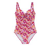 Regatta Womens/Ladies Sakari Summer Floral Tummy Control One Piece Swimsuit - Pink - Pink - 14 UK