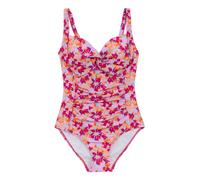Regatta Womens/Ladies Sakari Summer Floral Tummy Control One Piece Swimsuit (Pink) - Size 18 UK