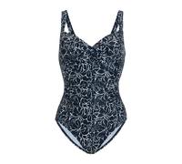 Regatta Womens/Ladies Sakari Tummy Control Floral One Piece Swimsuit (Navy) - Size 26 UK
