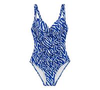 Regatta Womens/Ladies Sakari Tummy Control Seeksucker One Piece Swimsuit - Brightest Blue - Brightest Blue - 14 UK