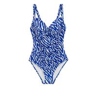 Regatta Womens/Ladies Sakari Tummy Control Seeksucker One Piece Swimsuit (Brightest Blue) - Size 26