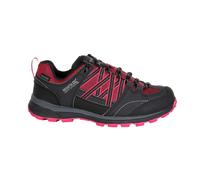 Regatta Womens/Ladies Samaris Low II Hiking Boots (Dark Cerise/Ash) - Black/Red - Size UK 4