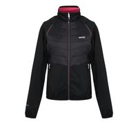 Regatta Womens/Ladies Steren II Hybrid Jacket - Black/Flamingo Pink - Black/Flamingo Pink - 14 UK