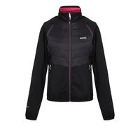 Regatta Womens/Ladies Steren II Hybrid Jacket (Black/Flamingo Pink) - Size 14 UK