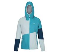Regatta Womens/Ladies Tarvos VI Waterproof Jacket - Tahoe Blue/Bleached Aqua - 18 UK - Tahoe Blue/Bleached Aqua