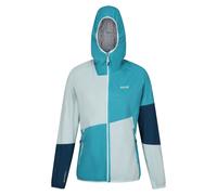 Regatta Womens/Ladies Tarvos VI Waterproof Jacket - Tahoe Blue/Bleached Aqua - 12 UK - Tahoe Blue/Bleached Aqua