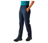 Regatta Womens/Ladies Travel Light II Packaway Hiking Trousers (12 UK R) (Navy)