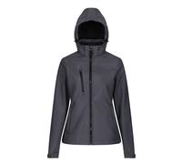 Regatta Womens/Ladies Venturer 3 Layer Membrane Soft Shell Jacket (Seal Grey/Black) - Size 8 UK