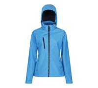 Regatta Womens/Ladies Venturer Hooded Soft Shell Jacket (French Blue/Navy) - Size 14 UK