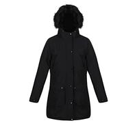Regatta Womens Voltera Waterproof Insulated Parka Jacket Black 18 - Bust 43" (109cm)