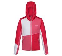 Regatta Women's Walbury VII Marl Full Zip Fleece Jacket - Pink Potion/Flamingo Pink/White - 18 UK - Pink Potion/Flamingo Pink/White - 85% Polyester/13% Viscose/2% Elastane
