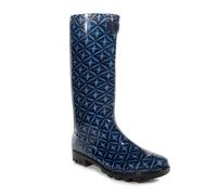 Regatta Womens/Ladies Wenlock Tile Wellington Boots (Navy) - Size UK 5