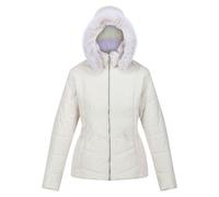 Regatta Womens/Ladies Wildrose Baffled Padded Hooded Jacket - Light Vanilla - 12 UK - Light Vanilla - 100% Polyester