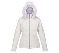 Regatta Womens/Ladies Wildrose Baffled Padded Hooded Jacket - Light Vanilla - 12 UK - Light Vanilla