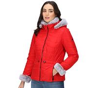 Regatta Womens/Ladies Willabella Faux Fur Trim Jacket (16 UK) (Code Red)