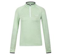 Regatta Yonder Half Zip Women's Quick Drying Running Fleece Top - Quiet Green - Quiet Green - 12 UK