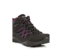 'Edgepoint Mid' Waterproof Walking Boots Regatta Jet Black 7
