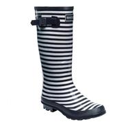 Regatta Womens Lady Fairweather II Waterproof Wellingtons - Navy Rubber - Size UK 6