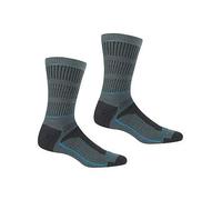 Regatta Women's 2 Pack Samaris 3 Season Sock Blue, Size: UK 3-5