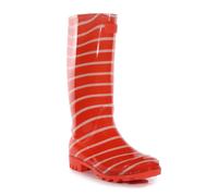 Regatta Womens Lady Wenlock Stripe Rain Boots in CrayonStripe - Grey - Size UK 3