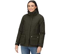 Regatta Women's Leighton Jackets Waterproof Insulated, Dark Khaki, 16 UK
