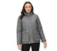 Regatta Womens Leighton Waterproof Jackets Storm Grey Chalk XXL