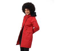 Regatta Womens Lellani Waterproof Insulated Parka Coat- Danger Red - 10 UK