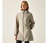 Regatta Women's Lenika Hooded Longer Waterproof Jacket in Beige | Size: 8 Regatta Beige 8