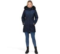 Regatta Womens Lexis Waterproof Fur Trimmed Parka Jacket - Navy - 12