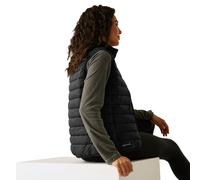 Regatta Women's Baffled Gilet Marizon – Lightweight Insulated – Black/Seal Grey Size 8