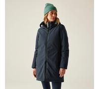 Regatta Women's Marron Longline Hooded Breathable Waterproof Insulated Jacket in Navy | Size: 20 Regatta Navy 20