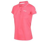 Regatta Womens Maverick V Polo T-Shirt Shirt Tropicl Pink 10