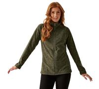 Regatta Women's Mayse Full Zip Fleece Dark Khaki Marl, Size: 8