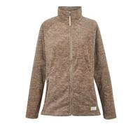 Regatta Womens Mayse Full Zip Fleece Jacket - Soft Taupe - 12 UK - Soft Taupe - 70% Polyester/30% Recycled Polyester