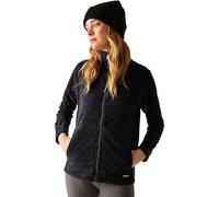 Regatta Women's Mayse Full-Zip Fleece, Lightweight Soft-Touch, Jet Black Size 16