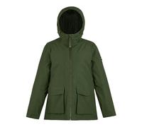 Regatta Womens Melane Insulated Waterproof Jacket - Dark Khaki/Black - 10 UK - Dark Khaki/Black - 100% Polyester