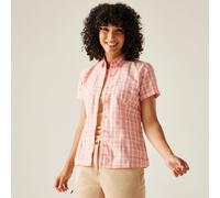 Regatta Women's Mindano VIII Short Sleeve Shirt Pink, Size: 10