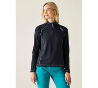 Regatta Womens Montes Half Zip Fleece - Navy, Navy, Size 8, Women Navy